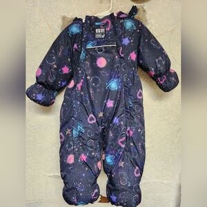Colorful Space-Themed Kids Bodysuit